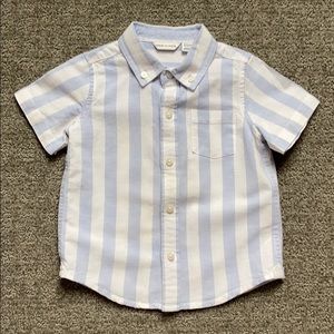 Janie and Jack Boys Linen Shirt